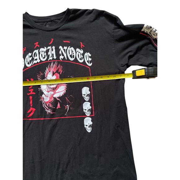 Death Note Ryuk Skull Girls Long Sleeve T-Shirt Size Large Goth concert Band - Picture 5 of 6